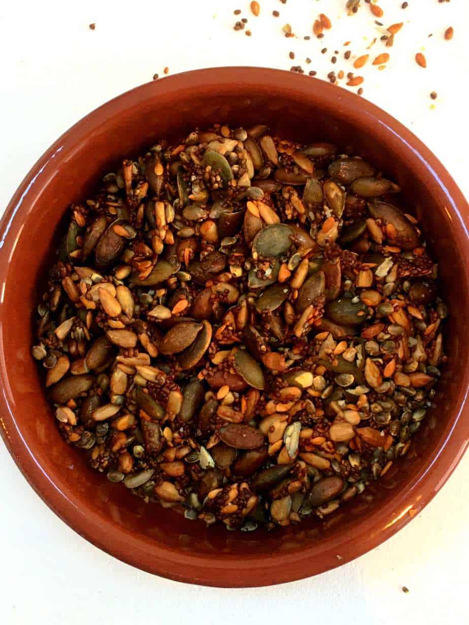 seeds in a shallow dish