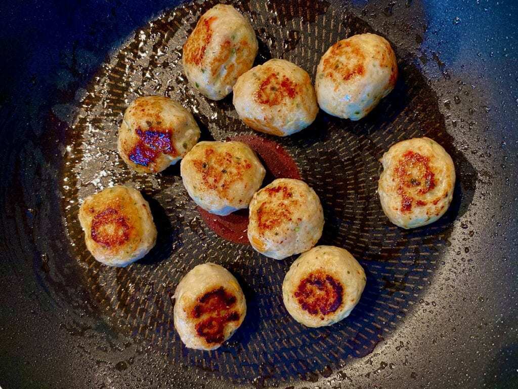 Fried meatballs